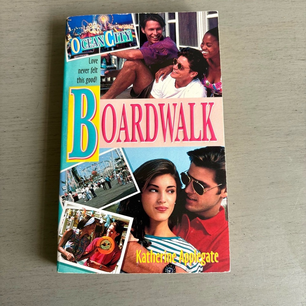 VTG Ocean City's BOARDWALK by Katherine Applegate Paperback Harper YA 1st Print